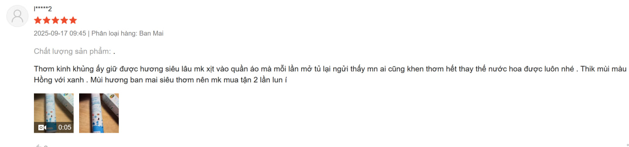 Feedback khách hàng Ynikala 2