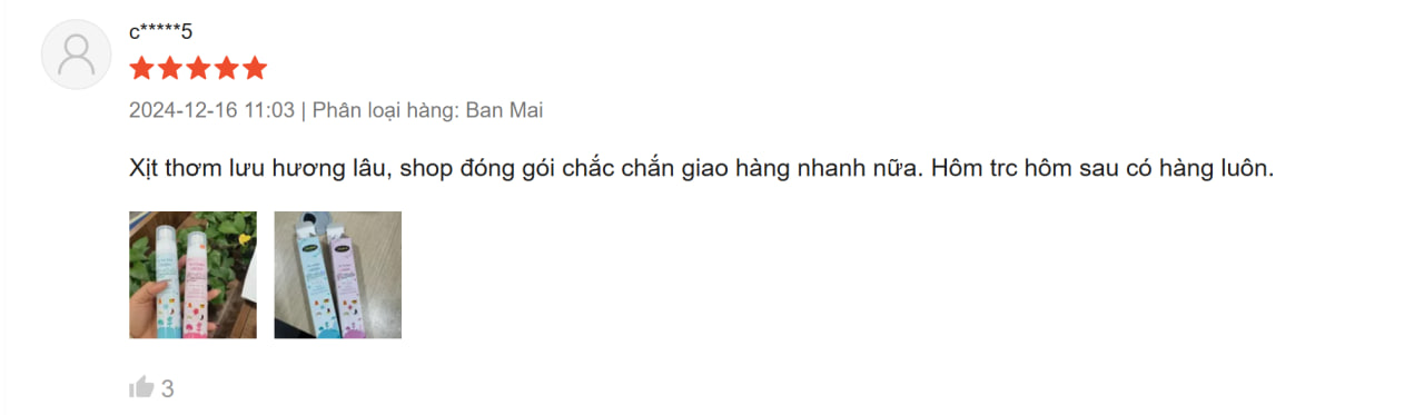 Feedback khách hàng Ynikala 3