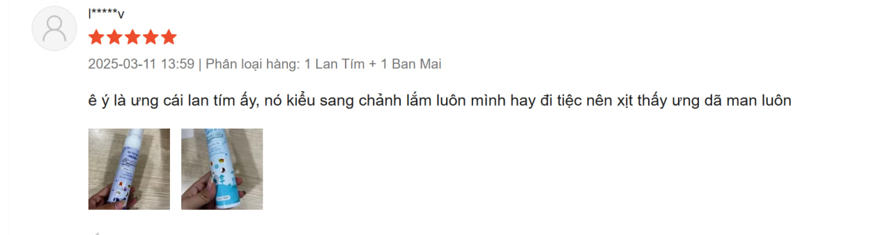 Feedback khách hàng Ynikala 5