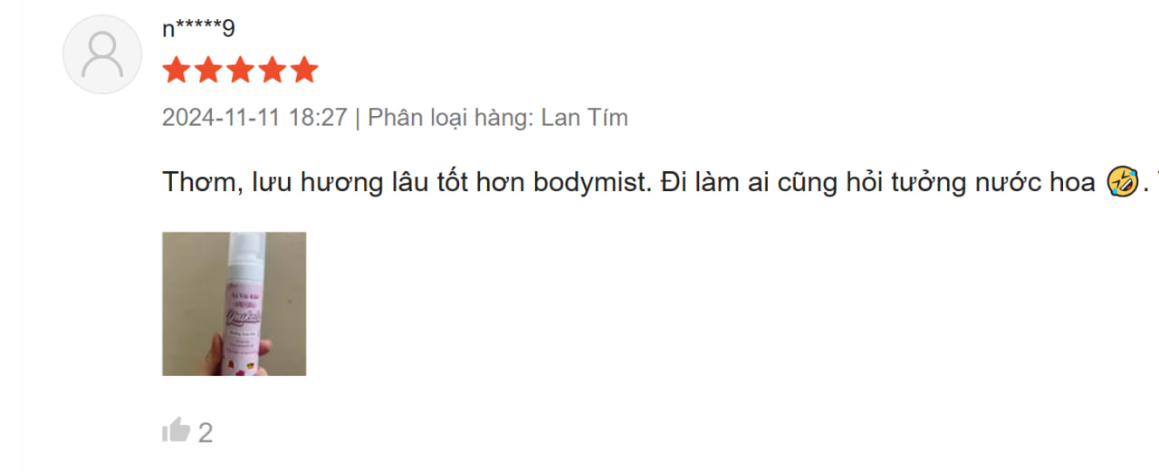 Feedback khách hàng Ynikala 6